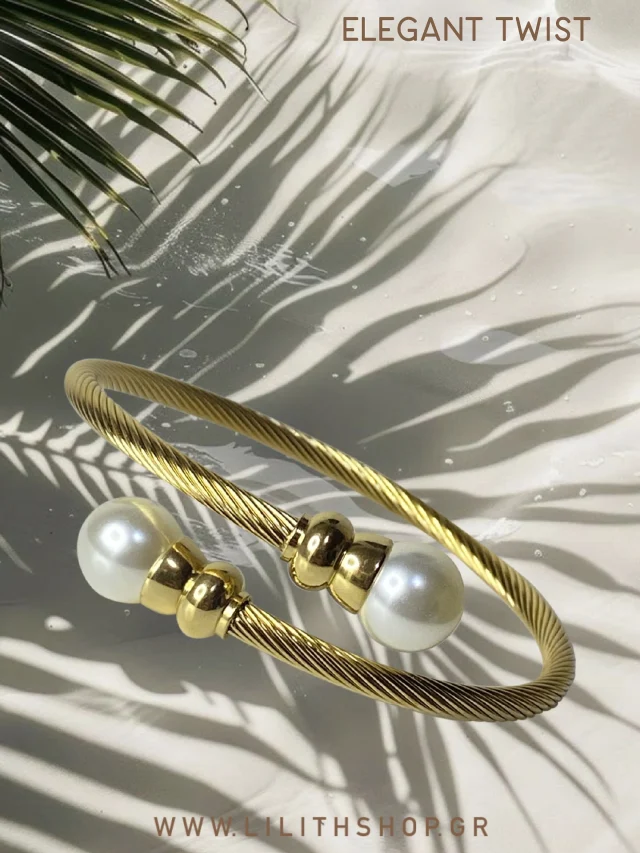 ✨ Ανακάλυψε το Elegant Twist — ένα βραχιόλι που ενώνει το μοντέρνο με το διαχρονικό, με λαμπερή χρυσή απόχρωση από ανοξείδωτο ατσάλι 316L.
Απόκτησέ το στο www.lilithshop.gr 💫  #LilithsJewelry #ElegantTwist #JewelryGoals #GoldDetails #PearlVibes #ΑνοξείδωτοΑτσάλι #ΧειροποίηταΚοσμήματα