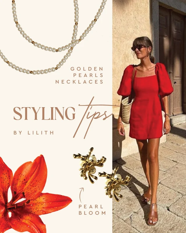 ✨ Styling Tips by Lilith ✨
Δύο looks , ένα κοινό στοιχείο: λαμπερά χρυσά κοσμήματα από τη συλλογή Cool Pearls 🌟
Ρομαντικό ή statement;
Πες μας στα σχόλια:
💋 Είσαι το κόκκινο φόρεμα ή 
🌼 το boho denim σύνολο ;;  Βρες τα κοσμήματα που ταιριάζουν στο δικό σου στυλ στο www.lilithshop.gr  #LilithsJewelry #StylingTips #PearlBloom #SummerLooks #GoldDetails #StatementJewelry #fashioninspos #RomanticVsBoho #JewelryStyle #SummerLooks