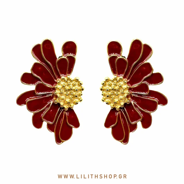 A touch of art, a hint of romance.
Τα Flowers Earrings φέρνουν τη λεπτομέρεια στο προσκήνιο με ιδιαίτερο σχεδιασμό από επιχρυσωμένο κράμα και σμάλτο,
σε βαθύ κόκκινο ή καθαρό λευκό.
Για στυλ που ανθίζει… με χαρακτήρα.  #lilithsjewelry #earrings #flowerearrings #statementjewelry